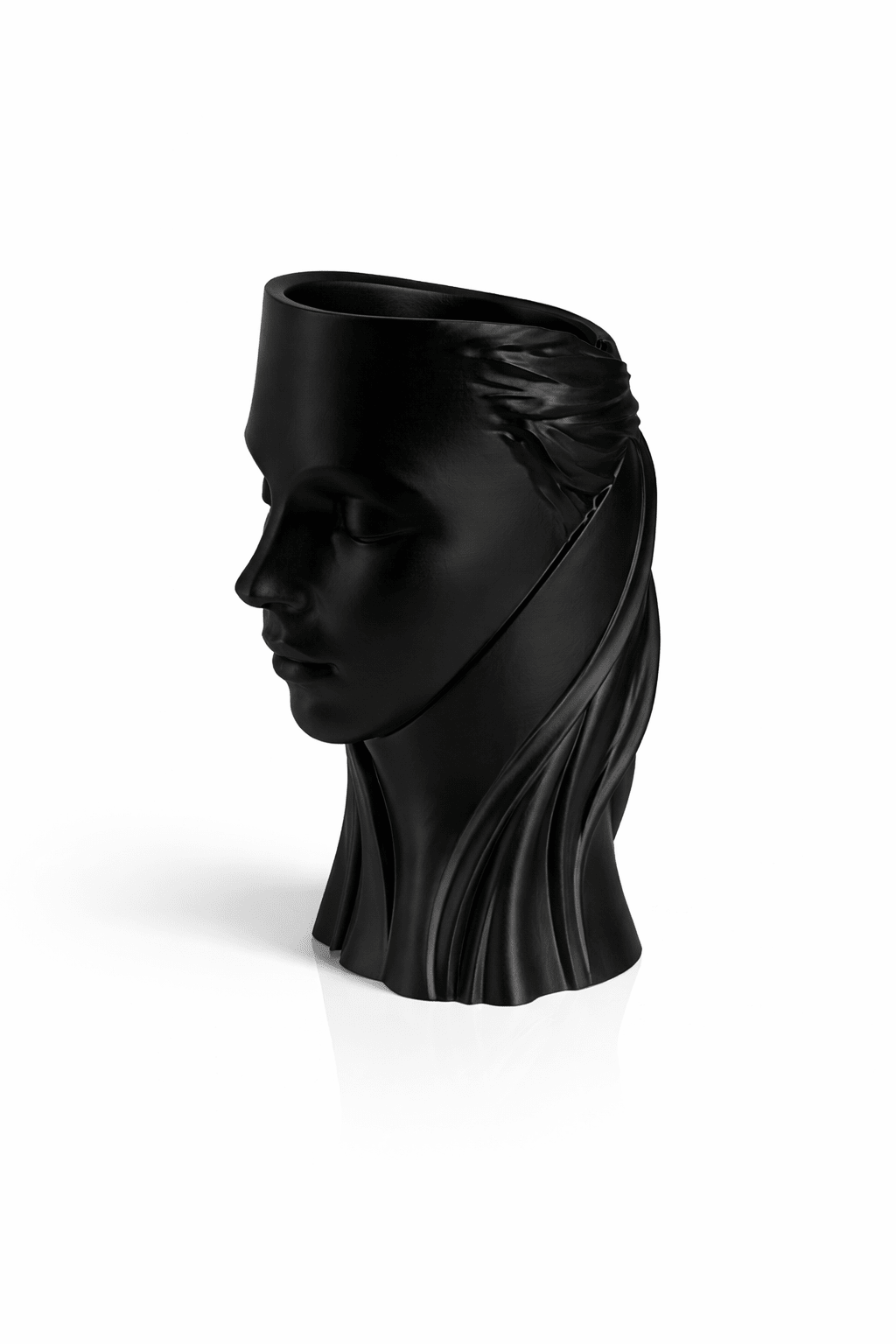 Dekoratif Yüz Vazo - Çok Fonksiyonlu Kalemlik Organizer - Dekoratif Obje - Line Home