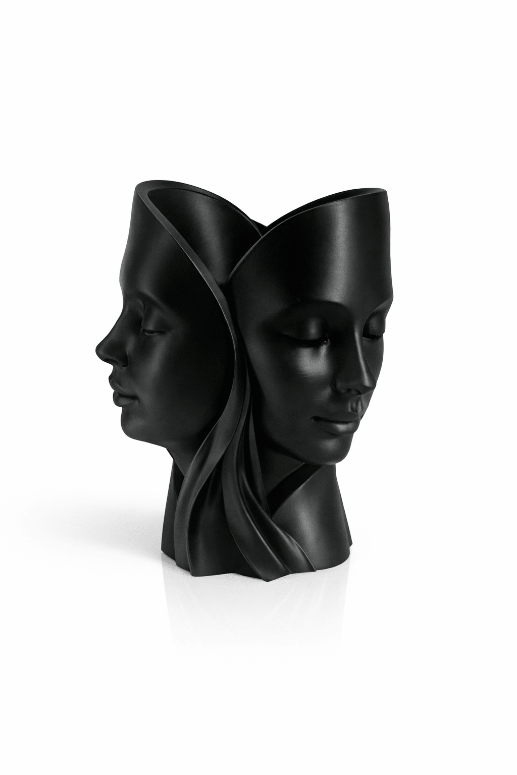 Dekoratif Yüz Vazo - Çok Fonksiyonlu Kalemlik Organizer - Dekoratif Obje - Line Home