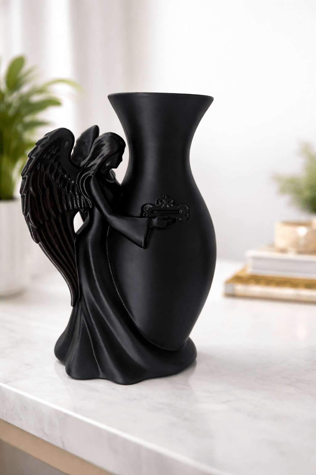 Melek Figürlü Dekoratif Vazo - Dekoratif Aksesuar - Line Home