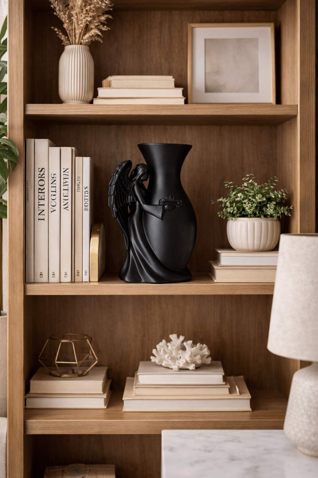 Melek Figürlü Dekoratif Vazo - Dekoratif Aksesuar - Line Home