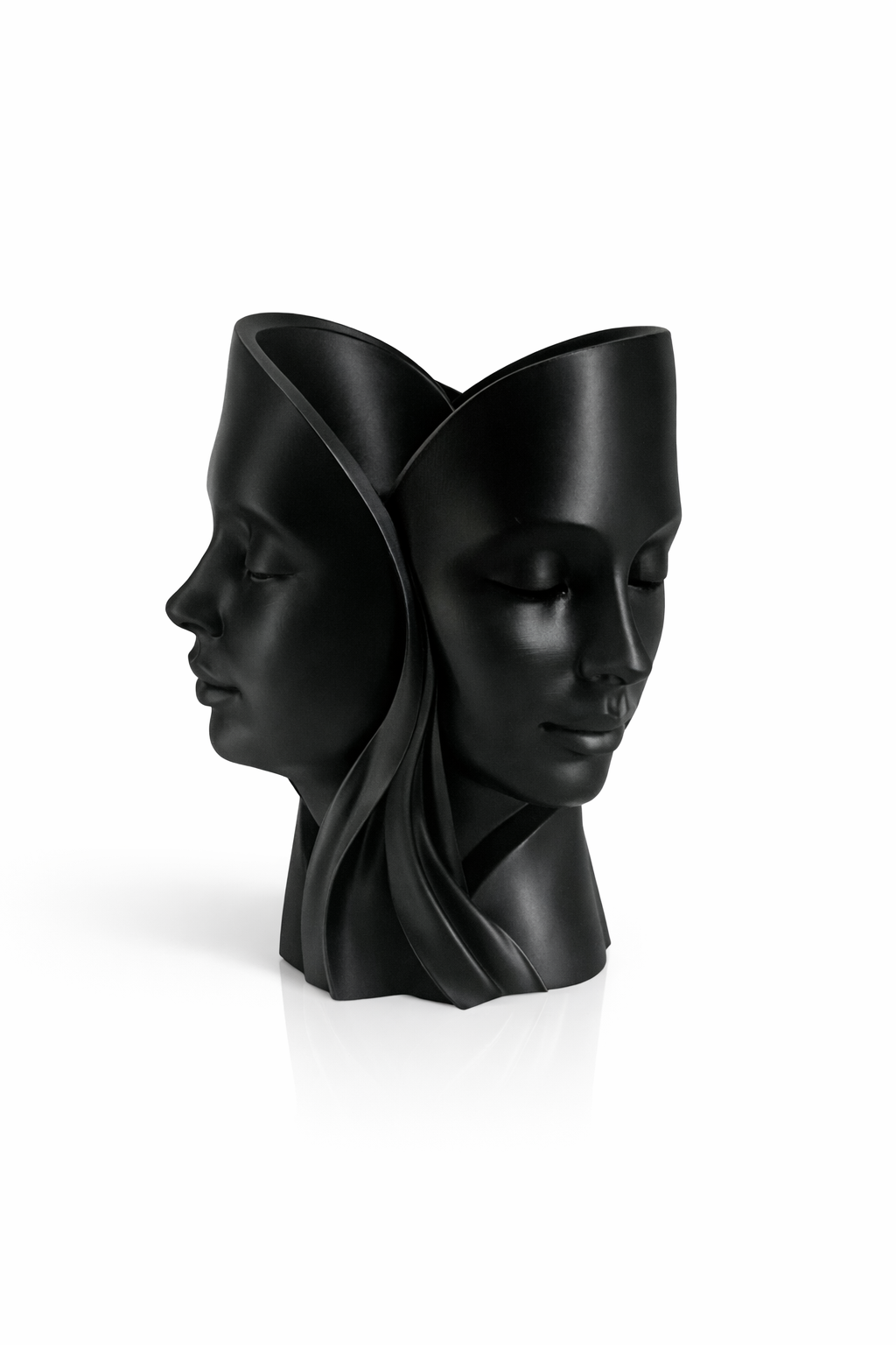 Dekoratif Yüz Vazo - Çok Fonksiyonlu Kalemlik Organizer